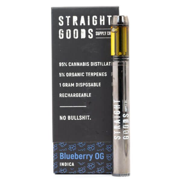 Blueberry Disposable Vape Pen OG (Straight Goods)