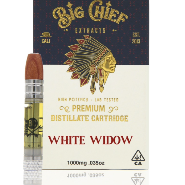 BIG CHIEF THC CARTRIDGE 1G - WHITE WIDOW